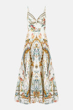 Long Dress with Tie Front in Ballad Of The Bibliotheque