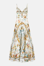 Long Dress with Tie Front in Ballad Of The Bibliotheque
