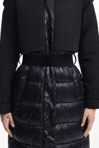 Long Hybrid Padded Coat