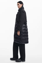 Long Hybrid Padded Coat