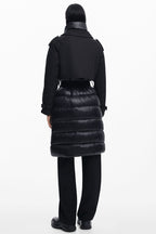 Long Hybrid Padded Coat