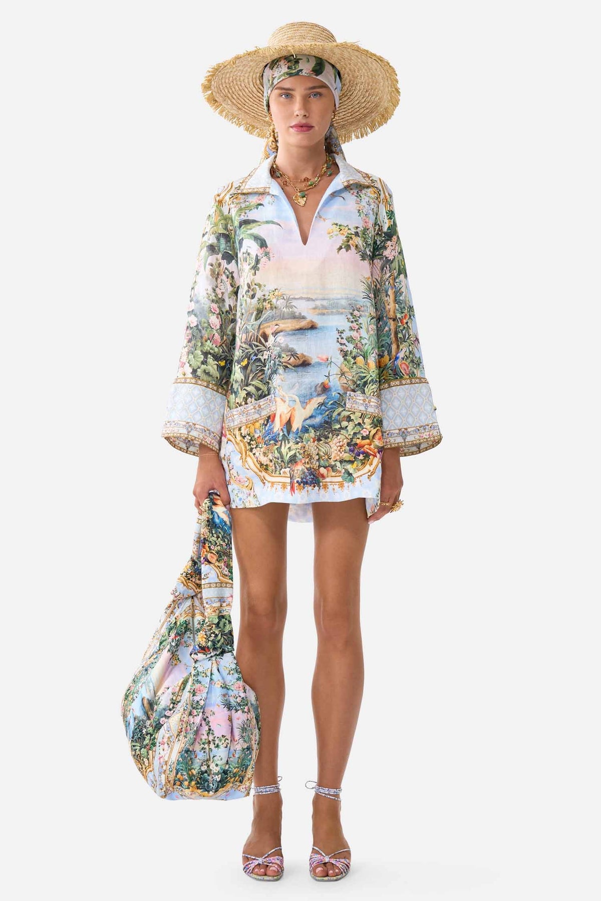Long Sleeve Tunic Dress in Sisi Society