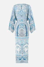 Long Split Front Twist Dress in The Hum of the Alhambra