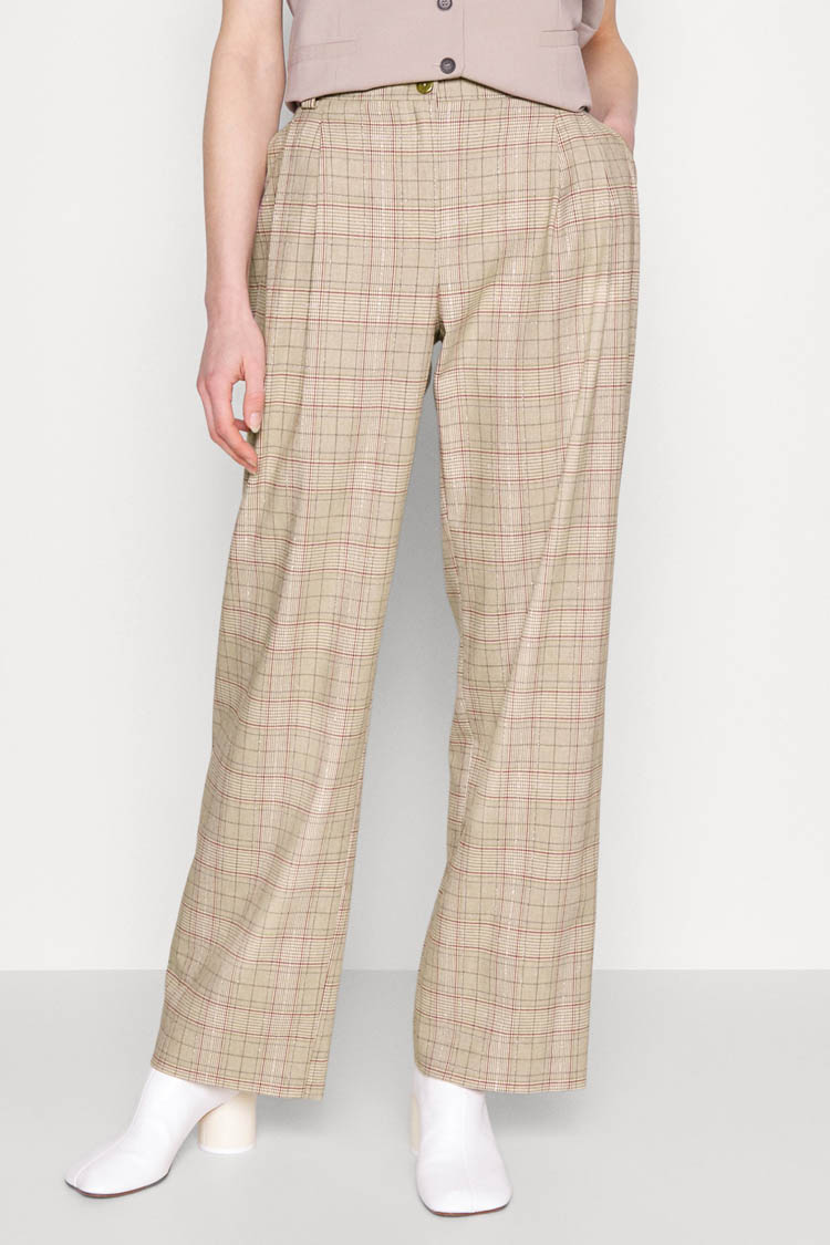 Loose Fit Check Trouser | FINAL SALE
