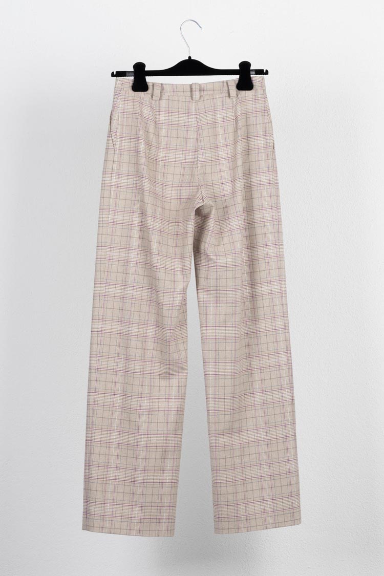 Loose Fit Check Trouser | FINAL SALE