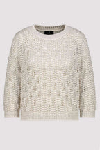 Loose Knit Sweater in Beige
