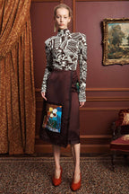 Lori Ruched Top in Viennetta
