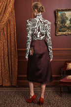Lori Ruched Top in Viennetta