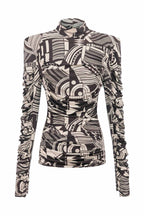 Lori Ruched Top in Viennetta