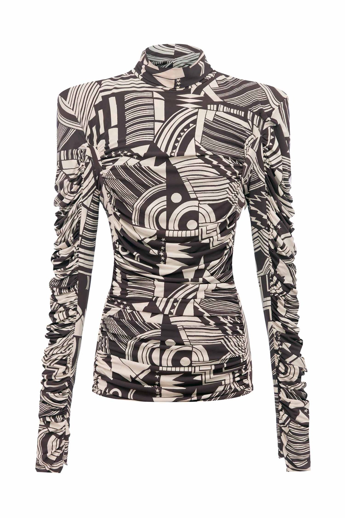 Lori Ruched Top in Viennetta
