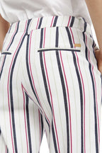 Lowry Mid-rise Slim Fit Striped Trousers | FINAL SALE
