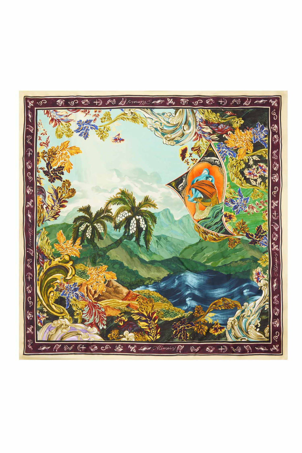 Lucena Silk Scarf