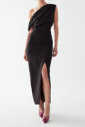 Lucy Ankle Dress in Black