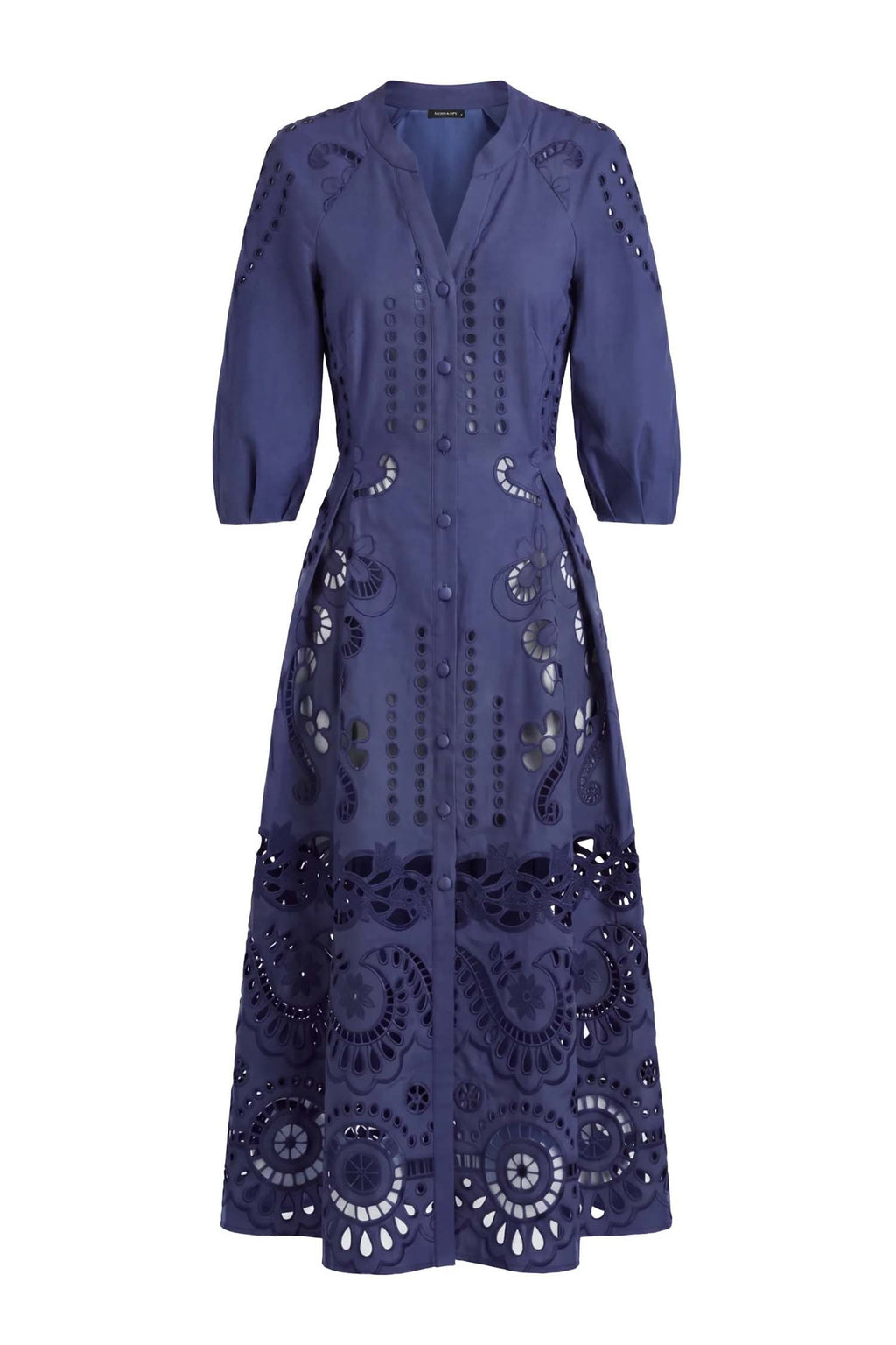 Lucy Shirt Dress in Cobalt Blue