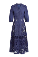 Lucy Shirt Dress in Cobalt Blue