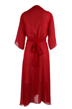 Bella Wrap in Red with Silk Slip Dresses Lucy Laurita - Leiela 