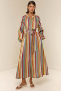 Lula Dress in Anana Stripe