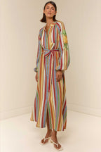 Lula Dress in Anana Stripe
