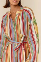 Lula Dress in Anana Stripe