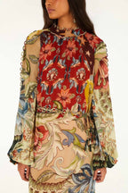 Lunar Boho Multicolour Long Sleeve Maxi Dress