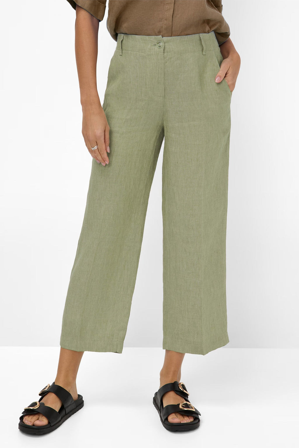 Maine S Wide Leg Pant in Faded Khaki