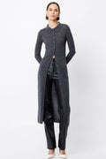 Maine Longline Cardigan in Charcoal | FINAL SALE