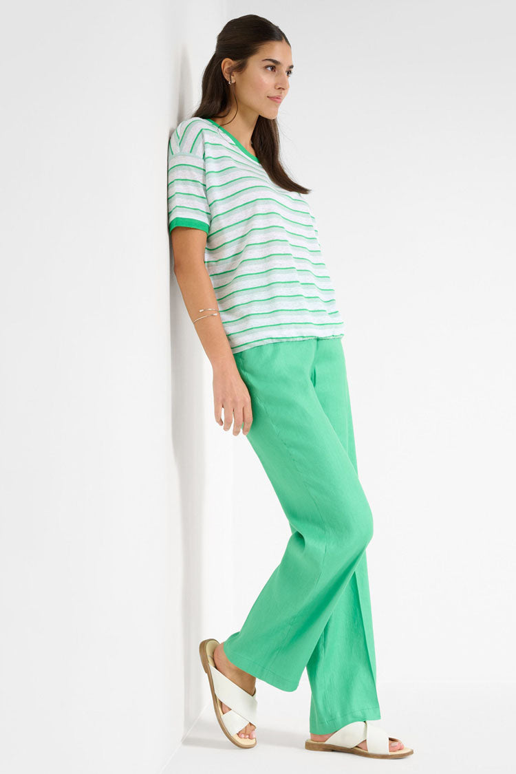 Maine Palazzo Pants in Apple Green