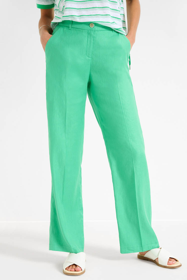 Maine Palazzo Pants in Apple Green