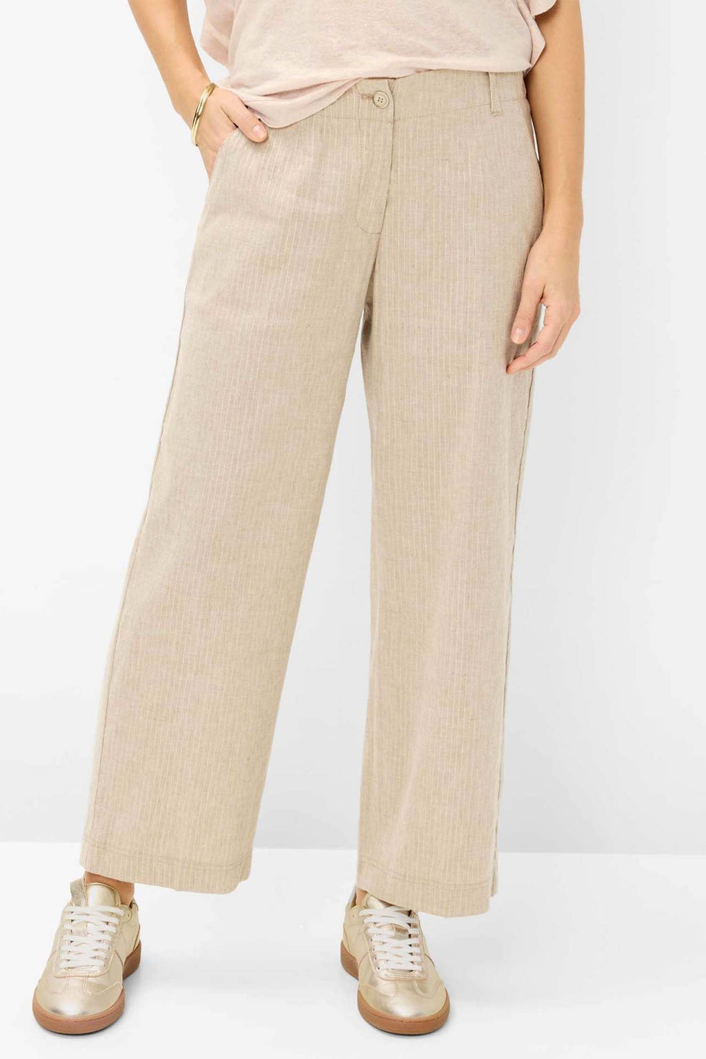 Maine S Wide Leg Pant in Light Mocha