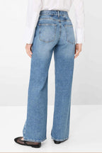 Maine Wide Leg Lean in Used Regular Blue