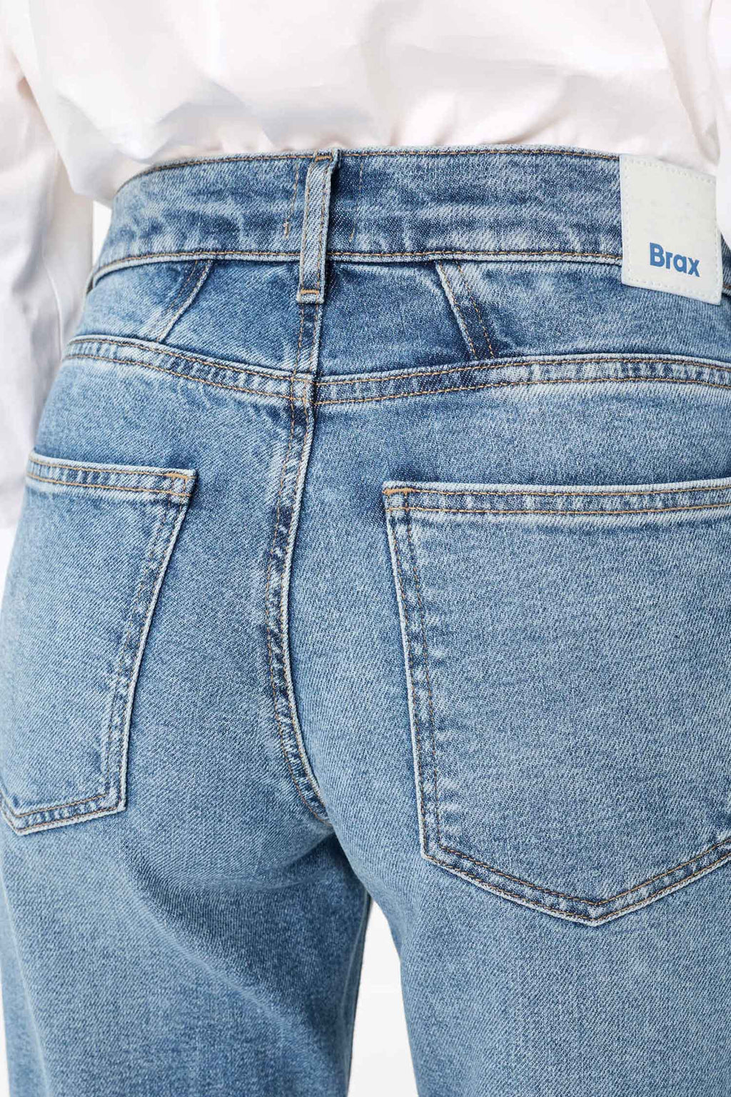 Maine Wide Leg Lean in Used Regular Blue