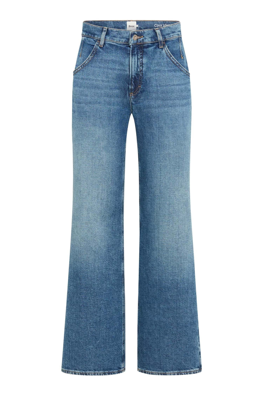 Maine Wide Leg Lean in Used Regular Blue