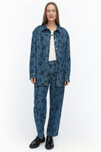 Maridenim Barrel Unikko Cotton Jeans in Mid Indigo