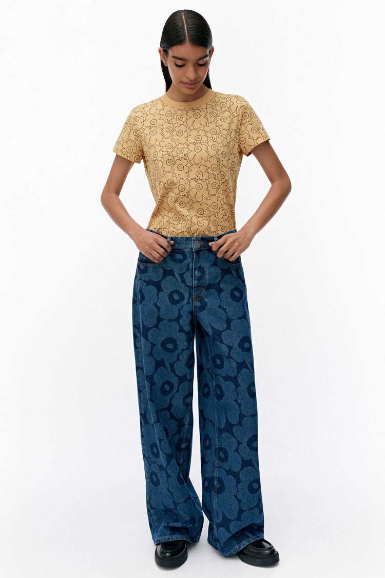 Maridenim Loose Unikko Cotton Jeans in Mid Indigo