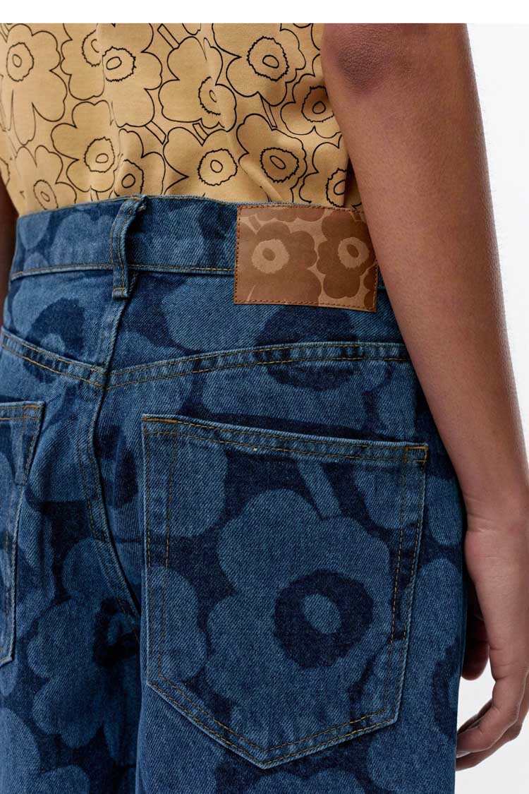 Maridenim Loose Unikko Cotton Jeans in Mid Indigo