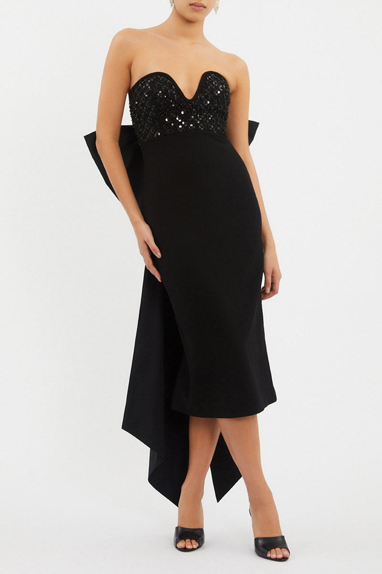Marie Bow Midi Dress | FINAL SALE