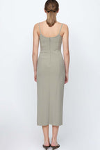 Marisol Midi Dress in Sage | FINAL SALE
