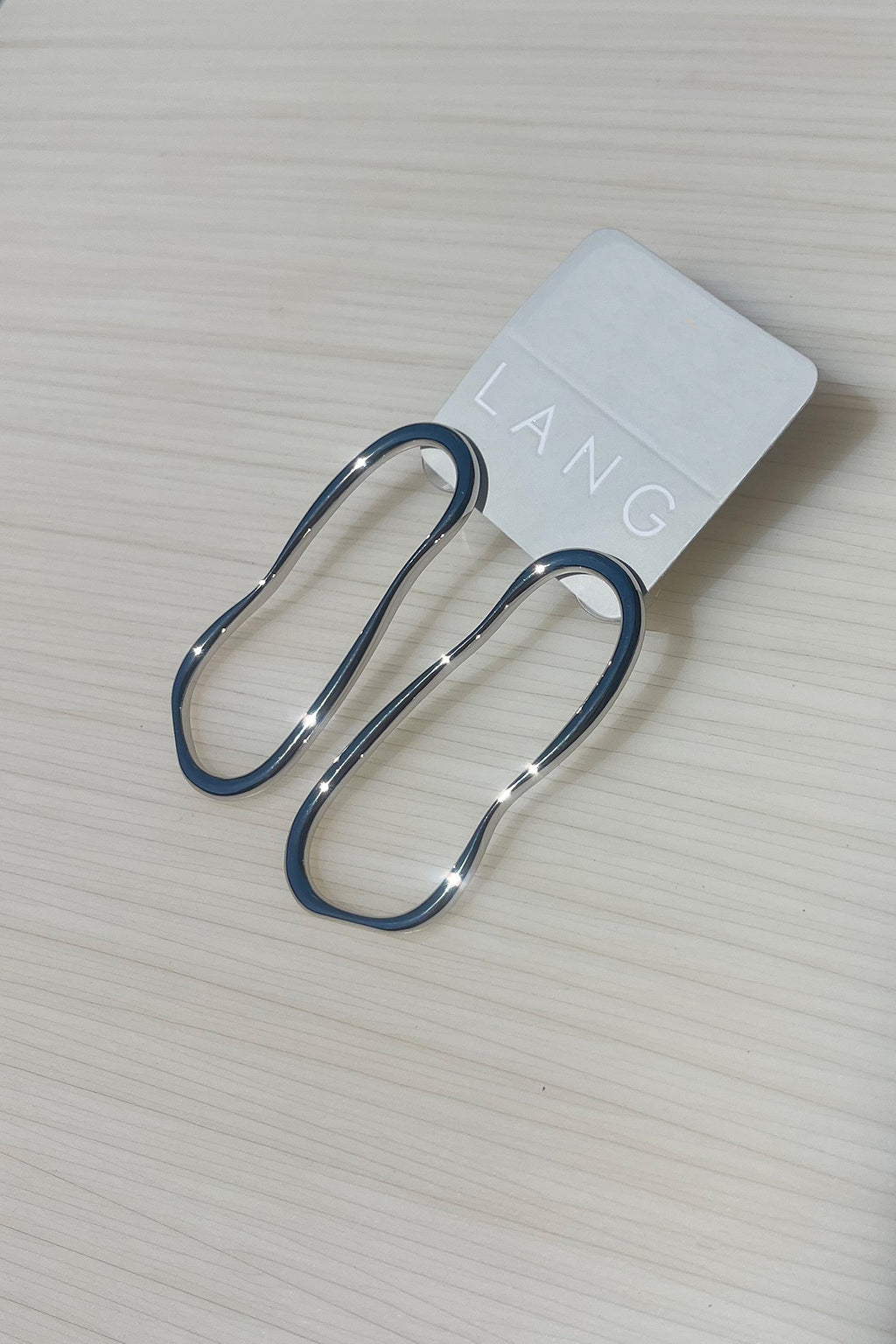 Marjorelle Sculptural Earrings in Silver