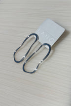 Marjorelle Sculptural Earrings in Silver