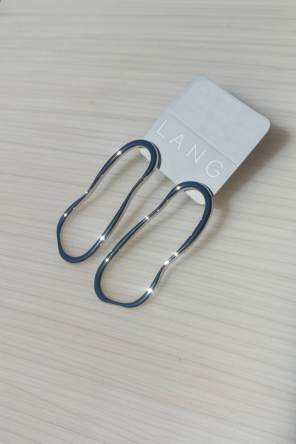 Marjorelle Sculptural Earrings in Silver
