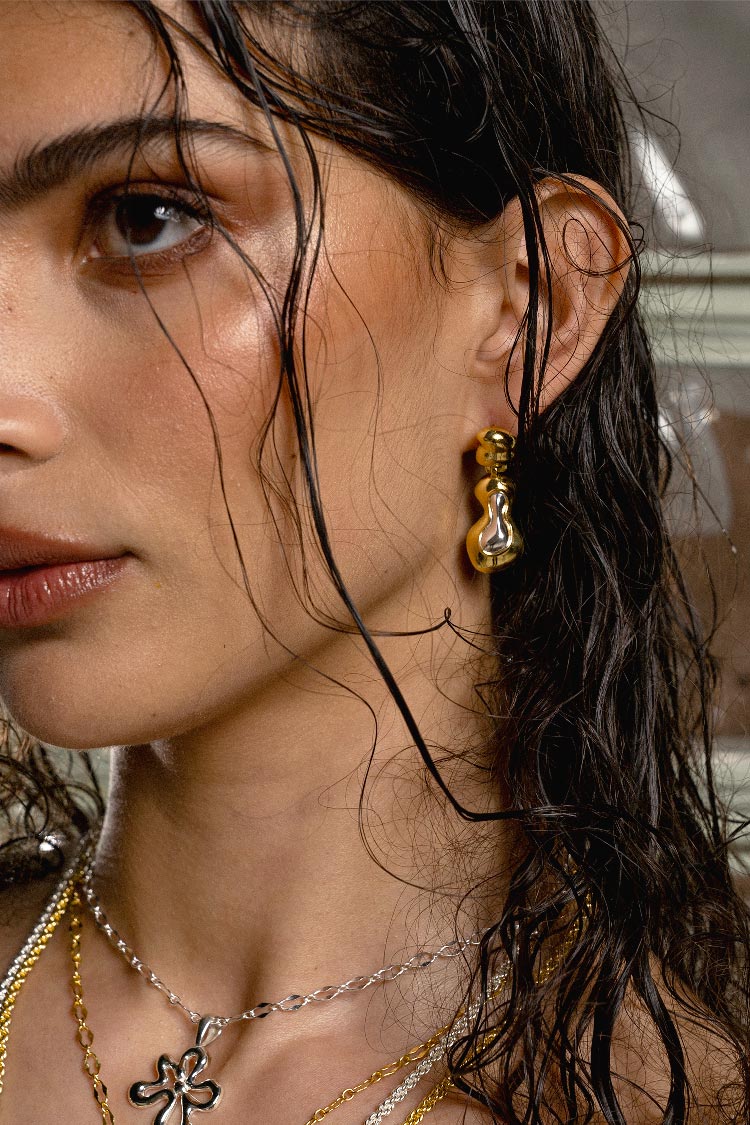 Marlee Earring in Gold Silver