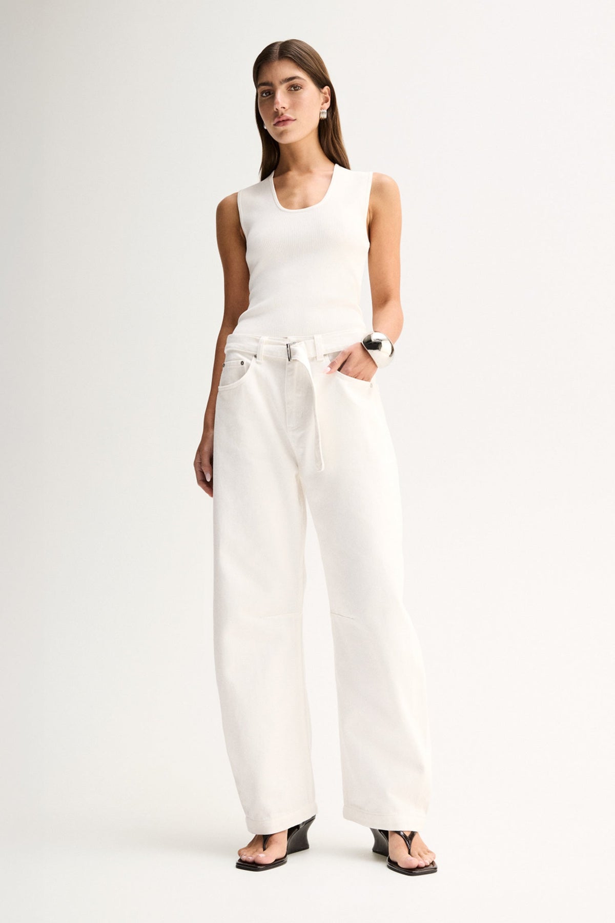 Mayfield Denim Pant in Ivory