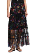 Mazzy Tiered Skirt in Kahlani