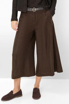 Melli S Extra Wide Leg Pant in Coffee
