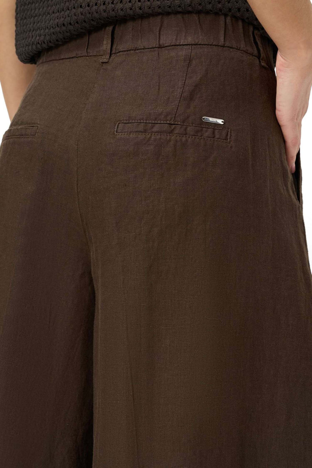 Melli S Extra Wide Leg Pant in Coffee