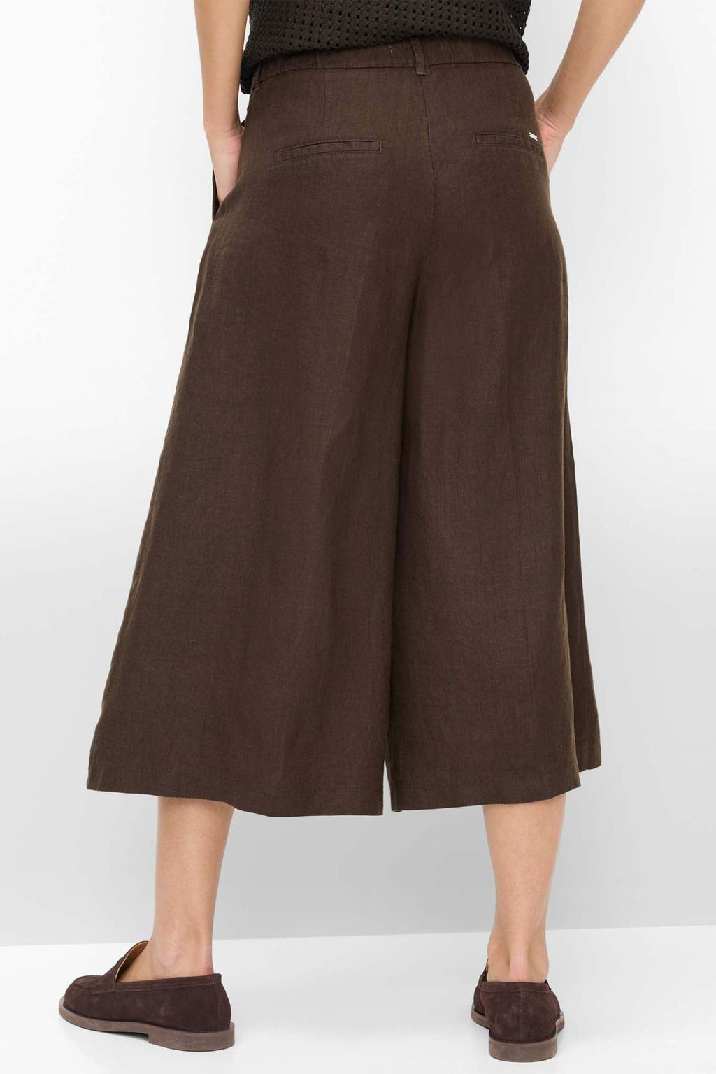 Melli S Extra Wide Leg Pant in Coffee