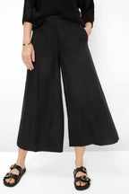 Melli S Wide Chino Pants in Black
