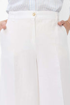 Melli S Wide Chino Pants in White