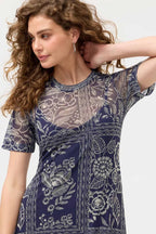 Mesh Tee Dress in Vaelis