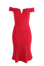 Mia Midi Dress in Flamingo | FINAL SALE